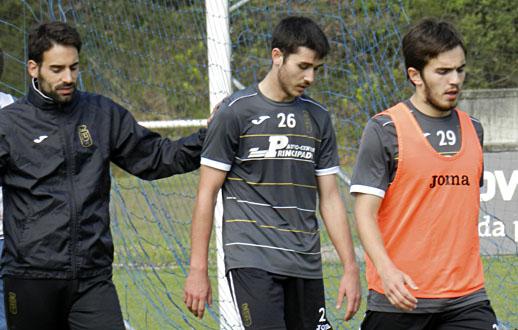 Lucas y Capelete junto a Robert Robles. (FOTO: Lorena Francos)